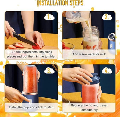 Useitkart Portable USB Rechargeable Juicer Blender Mini Smoothie Maker Bottle 105W Juicer Mixer Grinder